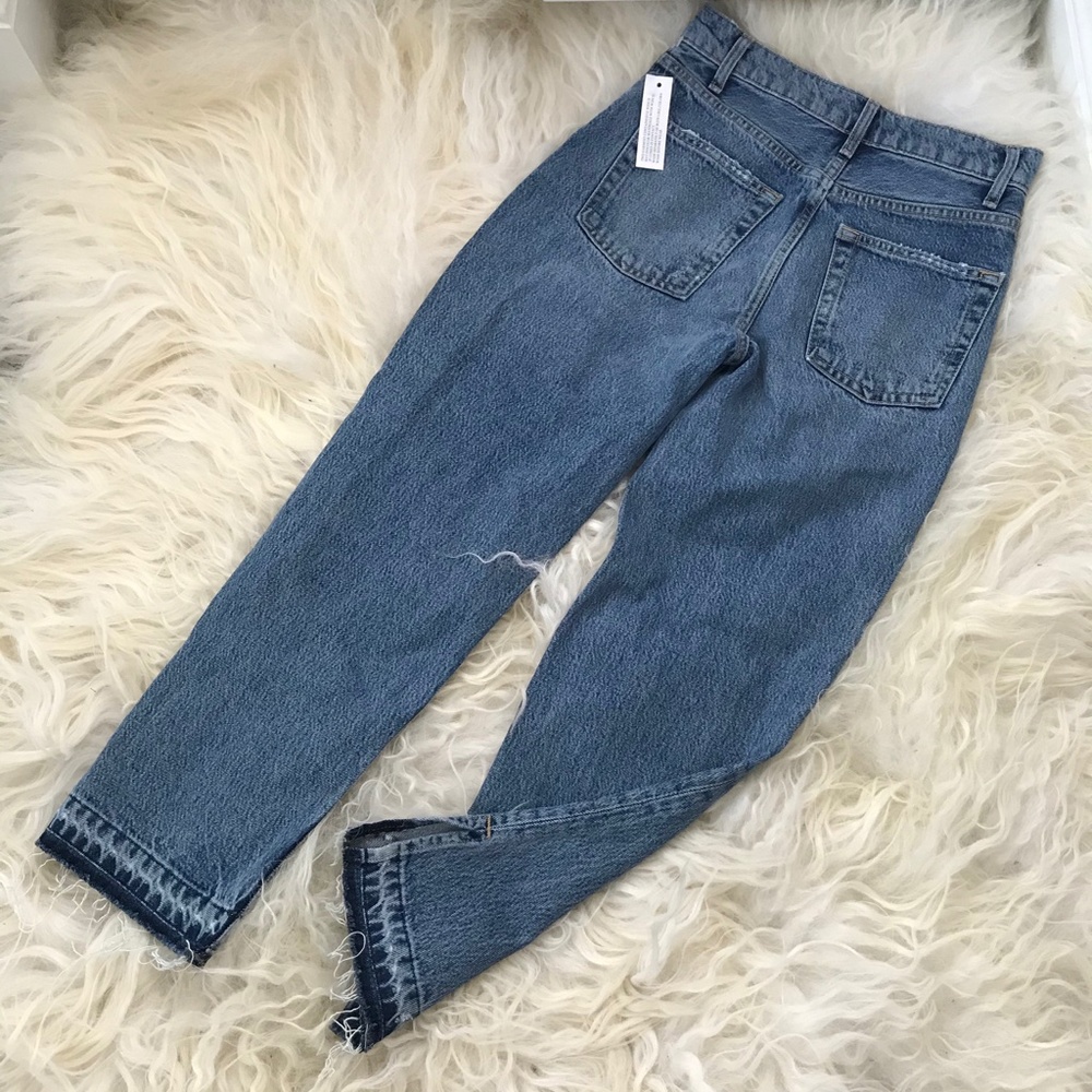 Free People Lita Ripped Straight Leg Jeans - Picture 7 of 10